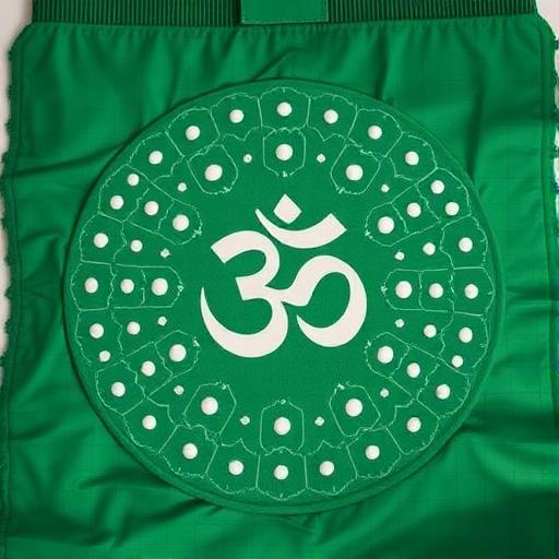 Akupressurmatta med Om-symbol